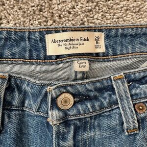 Abercrombie & Fitch Curve Love High Rise Jeans